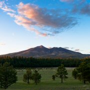 San Francisco Peaks on Grand Canyon tours from Flagstaff