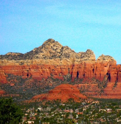 Sedona red rocks scene